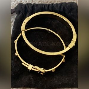 MICHAEL KORS Bangles set of 2 Bundle Gold